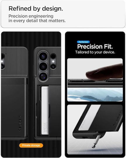 Spigen Slim Armor CS Back Cover Plastic / Silicon Negru (Galaxy S26 Ultra)