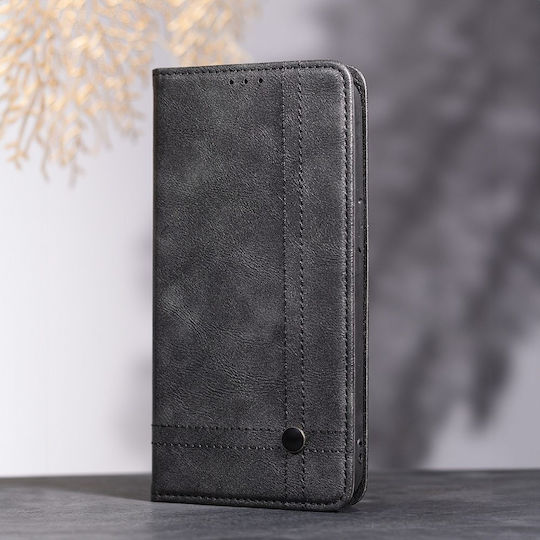 Smart Book Silicone / Synthetic Leather Black (Redmi Note 15 Pro 5G)