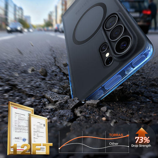 Torras Guardian-mag Silicone Black Back Cover (Galaxy S26 Ultra)