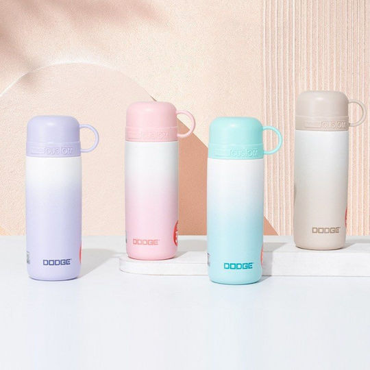 Μπουκάλι Θερμός Ανοξείδωτο / Πλαστικό 500ml Pink