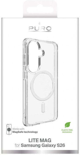 Puro Lite Mag Back Cover Transparent (Galaxy S26)