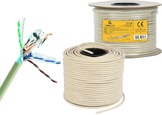 Cablexpert U/FTP (STP) Cat.6e High Speed Ethernet Network Cable Without Terminals 100m Gray