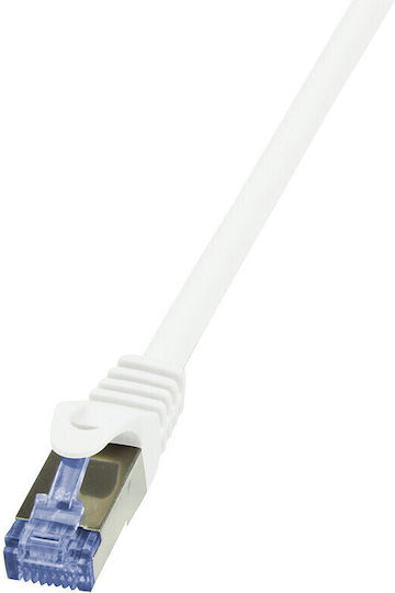 LogiLink S/FTP Cat.6a (Gigabit) Καλώδιο Δικτύου Ethernet 10m Λευκό