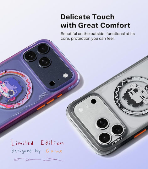 Torras Ostand Spin Back Cover Πλαστικό / Σιλικόνης Μαύρο (iPhone 17 Pro Max)