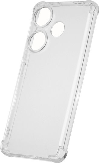 Techsuit Shockproof Clear Back Cover Silicone Transparent (Poco F6)