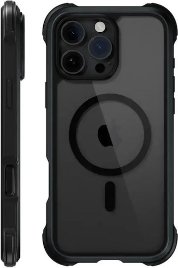 Mageasy Odyssey M Back Cover Silicone Black (iPhone 16 Pro Max)