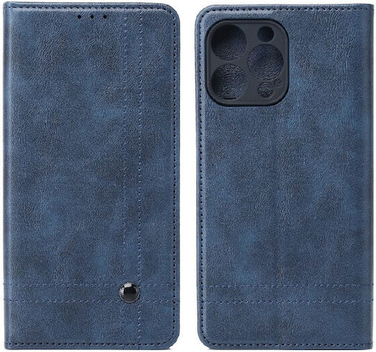 Smart Book Σιλικόνης / Δερματίνης Navy Μπλε (Samsung Galaxy S26 Ultra)