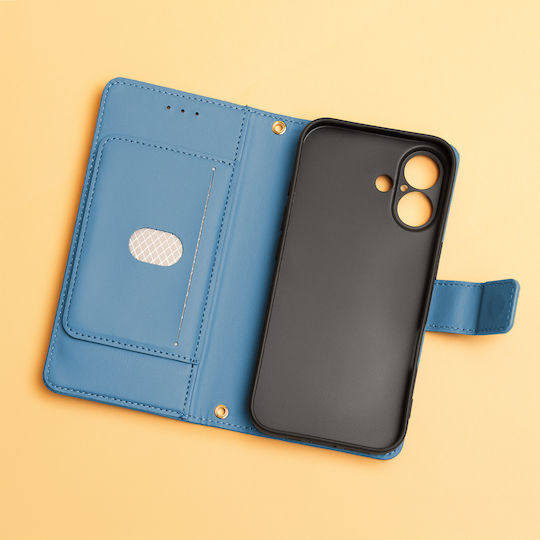Smart Blue Silicone Wallet (Galaxy A17 Oppo A17)