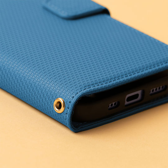 Smart Blue Silicone Wallet (Galaxy A17 Oppo A17)