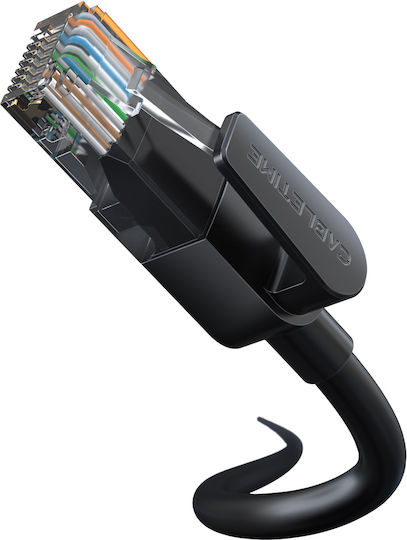 Cabletime U/UTP Cat.6 Ethernet Network Cable 10m Black