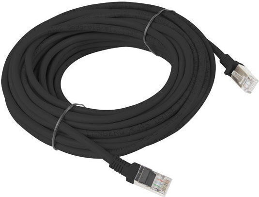 Lanberg U/UTP Cat.6 (Gigabit) Cablu De Rețea Ethernet Fără Conectori 20m Negru