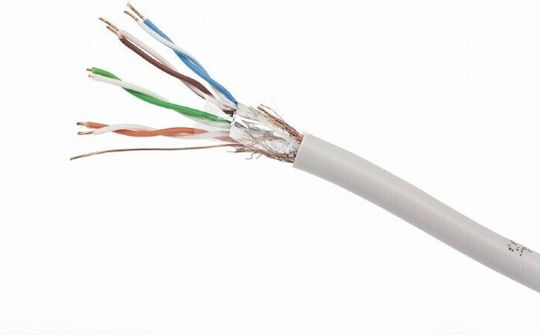 Gembird S/FTP Cat.5e (Gigabit) Καλώδιο Δικτύου Ethernet χωρίς ακροδέκτες 305m Γκρι