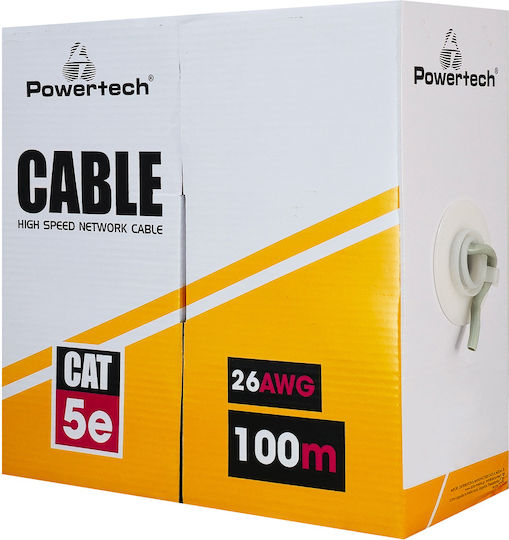 Powertech U/UTP Cat.5e Netzwerkkabel Ethernet Ohne Netzwerkkabel 100m Schwarze