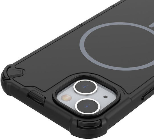 Defender 2in1 Магнитен Калъф за iPhone 13 6 1 Черен