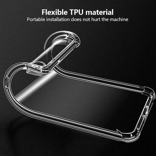 Techsuit Stoßfeste Klare Silikon Handyhülle Für Google Pixel 11 Pro Transparent