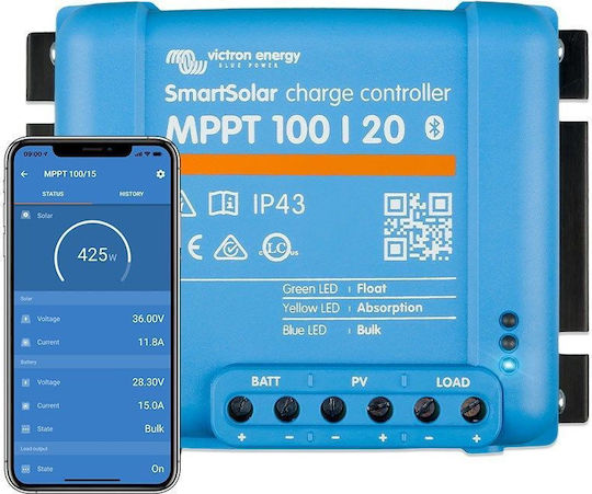Victron Energy SmartSolar MPPT 100/20 Solar Laderegler 48V 20A