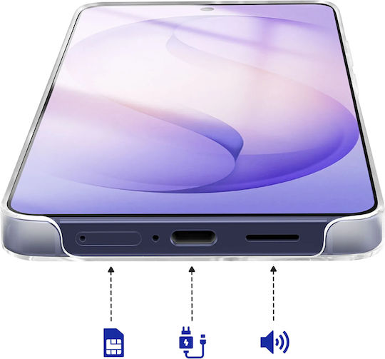 Samsung Husă Transparentă Back Cover Din Silicon Clear (Galaxy S26+)