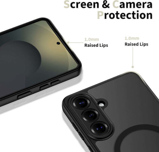 Tech-Protect Basicmag Back Cover Silicone Black (Galaxy S26+)