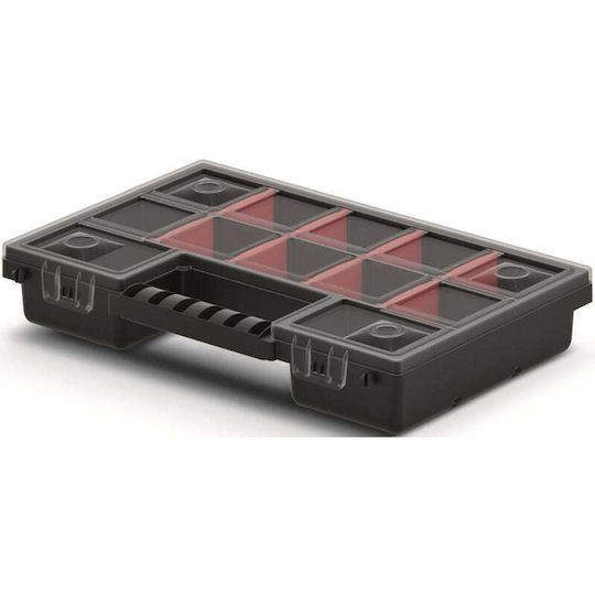 Prosperplast Ταμπακιέρα Εργαλείων 24 Θέσεων Μαύρη 28.7x18.6x10εκ.
