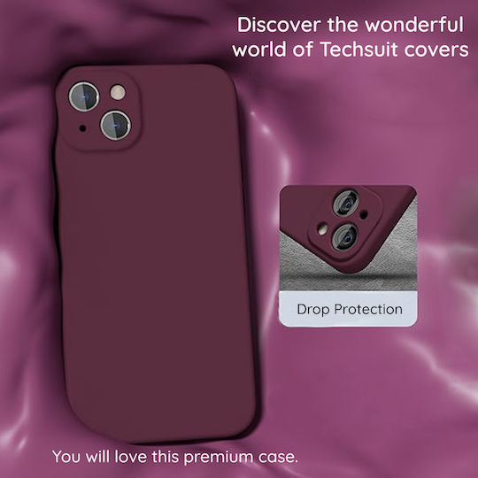 Techsuit Softflex Rückseitencover aus Silikon Marineblau für OnePlus 15R