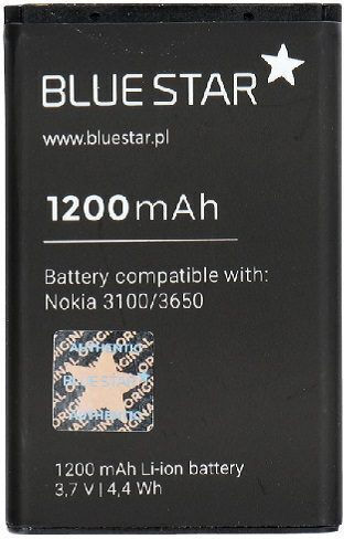 Blue Star Съвместима заместителна батерия 1200mAh за Nokia 3110c, 2700C, X2-01, X2-05