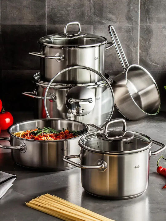Fissler Stainless Steel Pots Set 5 Pieces