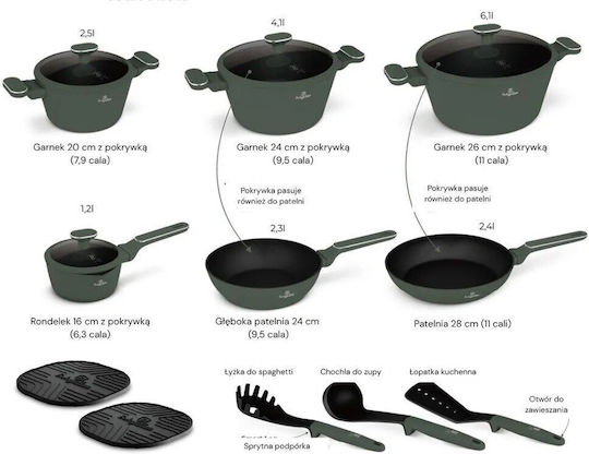 Berlinger Haus Set de vase de gătit 15 piese Berlinger Haus Set de vase de gătit 15 piese
