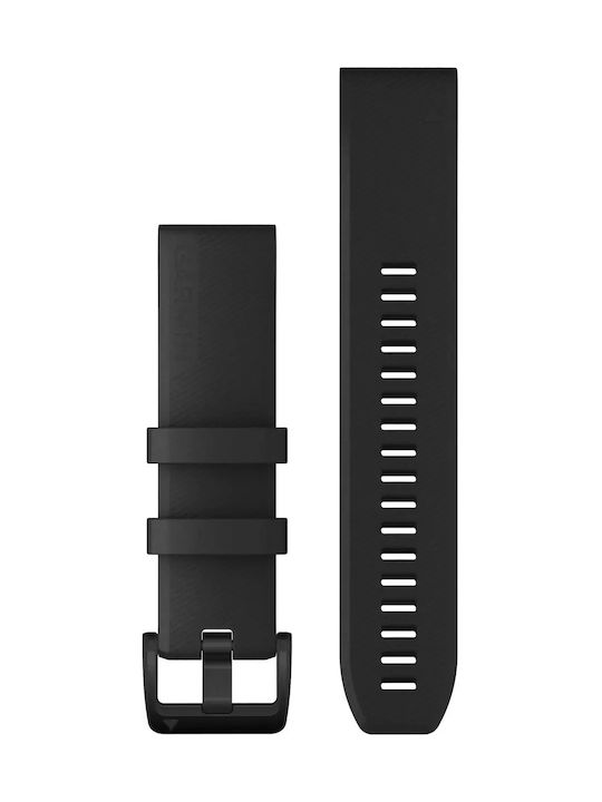 Garmin Quickfit 22 Λουράκι Σιλικόνης Black (Fenix 5 / 5 Plus / 6 / 6 Pro / 7 / 7 Pro / 8 / E (47mm))