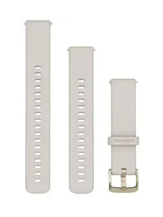 Garmin Armband Beige (GARMIN Quick Release 18 Elfenbeinfarbenes Silikon-Ersatzband ist kompatibel mit ''GARMIN'' Modellen.) Garmin Armband Beige (GARMIN Quick Release 18 Elfenbeinfarbenes Silikon-Ersatzband ist kompatibel mit ''GARMIN'' Modellen.)
