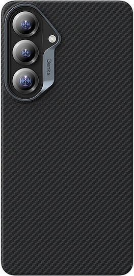 Benks Magnetic Armor Air Kevlar Case Metal Frame 600d J049 Samsung Galaxy S26 Plus Black
