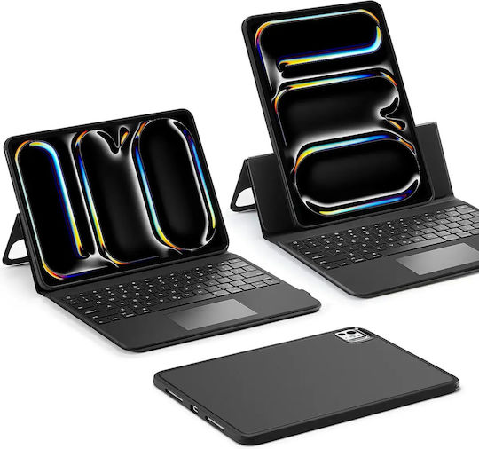 ESR Ascend Flip Cover mit Tastatur Schwarze für iPad 2022 10,9 Zoll / iPad 2025 11 Zoll