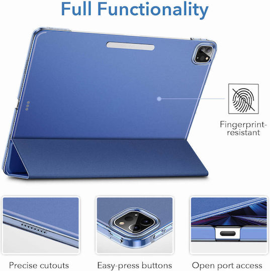 ESR Yippee Трифолд Флип Капак Син (iPad Pro 2021 12.9" / iPad Pro 2022 12.9'')