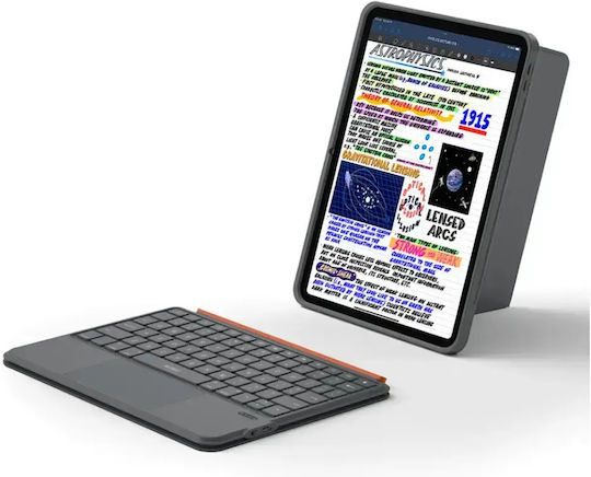 Wiwu Flip Cover με Πληκτρολόγιο Γκρι (iPad Air 4, iPad Air 5, iPad 11)