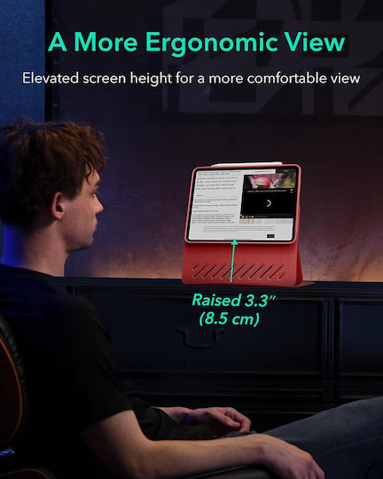 ESR ESR Shift Magnetischer Umschlag Rückseite Dauerhafte Rote (iPad Air 13 2024)