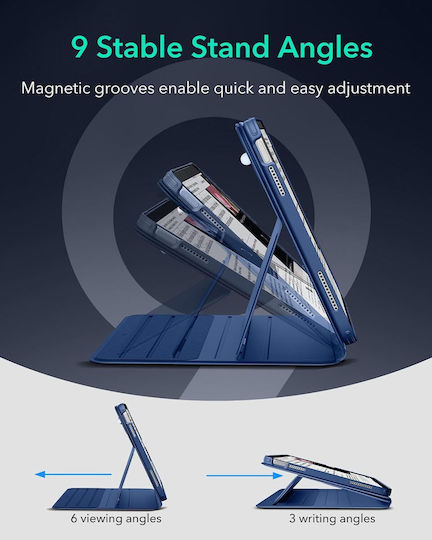 ESR Shift Magnetic Back Cover Durable Navy Blue (iPad 10th/11th)