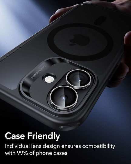 ESR Armorite Camera Protection Tempered Glass Black for the iPhone 17, iPhone 16