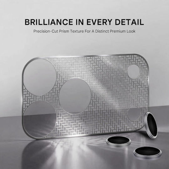 Orso Protectoare Pentru Camera Film Adeziv Argintiu Pentru Iphone 17 Pro Max