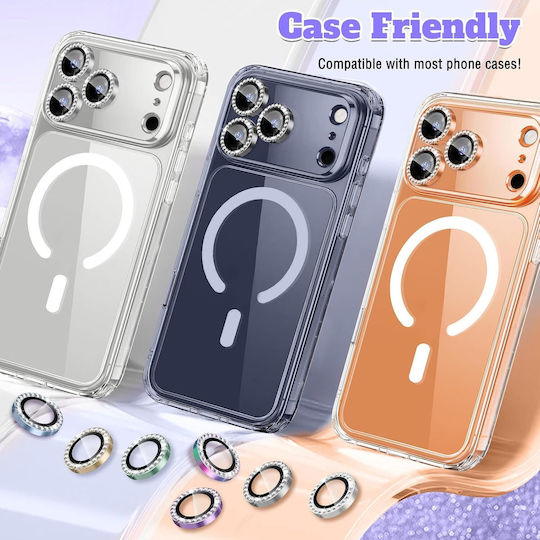 Orso Lens Kamera Gehärtetes Glas Gold Diamanten Iphone 17 Pro/17 Pro Max