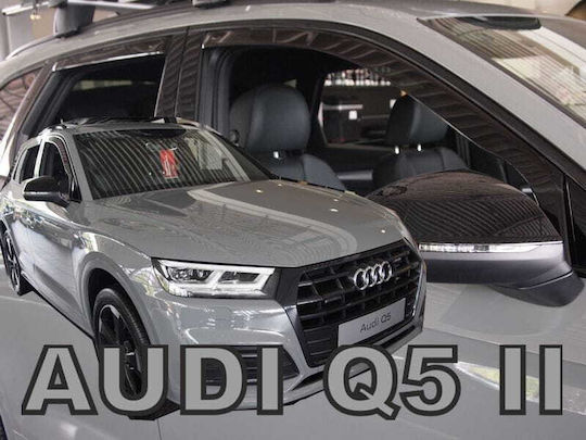Heko Set deflectoare de vânt Dark Fime pentru Audi Q5 4buc