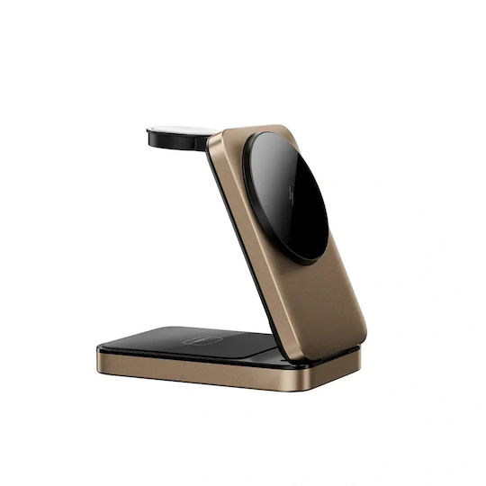 Wiwu Wireless Charger (Qi Pad) 15W Golds (W038)