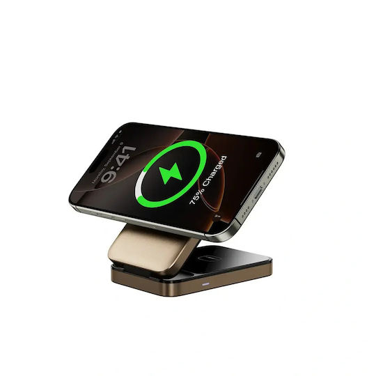 Wiwu Wireless Charger (Qi Pad) 15W Golds (W038)