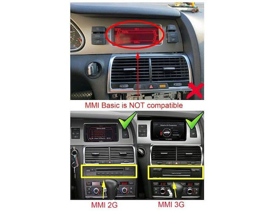 Digital IQ Tpg 16933a_cpa 10.25 Zoll Multimedia System Audi Mod Q7 2005-2010