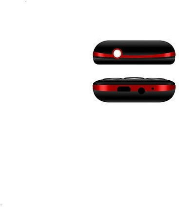 Allview L802 Dual SIM Κινητό με Κουμπιά Μαύρο/Κόκκινο