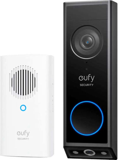 Eufy E340 Wireless Doorbell Wi-Fi Compatible with Alexa Black