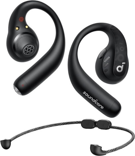 Soundcore by Anker AeroFit 2 Pro Earbud / Open Ear Bluetooth Handsfree Ακουστικά με Αντοχή στον Ιδρώτα και Θήκη Φόρτισης Μαύρα