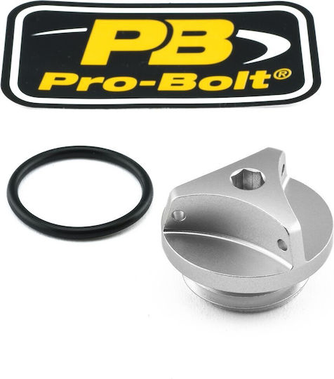 Pro Bolt Τάπα Λαδιού Μοτοσυκλέτας Ασημί