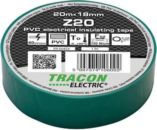 Tracon Electric Isolierband Grün