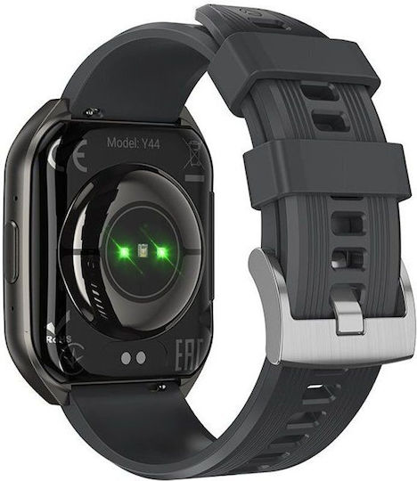 Hoco Y44 Smartwatch with Heart Rate Monitor (Black)