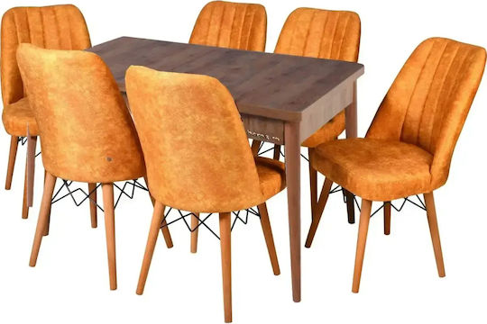 Scaune Bucătărie Cu Tapițerie Din Piele Sintetică Galbene 2 Buc 47x42x88cm