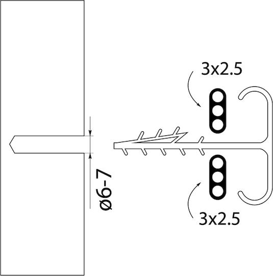 Quick Installation Bracket Usmp-3 Bis 16.5 100pcs